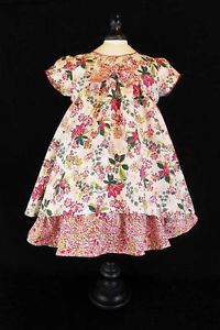 Kenzo Kids Infant Baby Toddler Girl Clothes Multi Color Floral Dress 12 M Kids