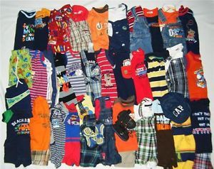 Lot 60 Piece Infant Baby Boy Newborn 0 3 3 6 Months Spring Summer Clothes