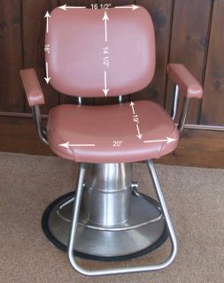 Quality Beauty Salon Beautician Barber Shop Hydraulic Styling Chair Mauve