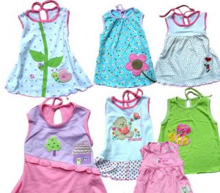 1 Item Baby Girl Kids Cotton Dress Clothes 0 3M A03