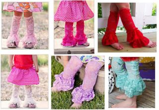 1 Ruffle Infant Toddler Girl Baby Leggings Tights Socks Leg Warmers Stockings