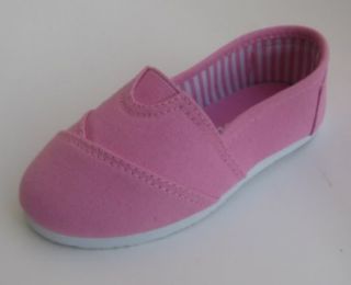 Toddler Girls Toms Inspired Canvas Flats Black Leopard Pink Purple Shoes Sz 7 12