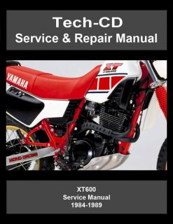 Yamaha XT600 Service Repair Manual XT 600 1984 1985 1986 1987 1988 ...