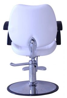 Professional White Hydraulic Styling Barber Chair Hair Beauty Salon Equipment