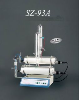Automatic Dual Pure Water Distiller Quartz Tube Heating 1600ml H