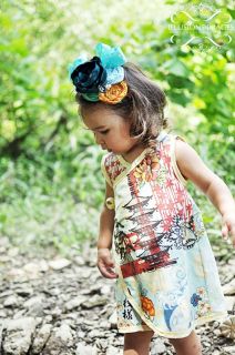 New Hip Asian Summer Infant Baby Girl Dress Kid Clothes Pagoda Wrap Kimono Lotus