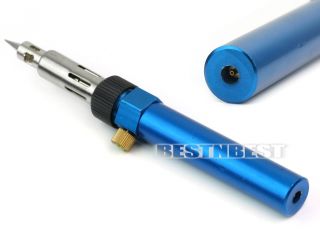 Gas Blow Torch Soldering Gun Refillable Butane Cordless Pen Tool Kit Solder Iron