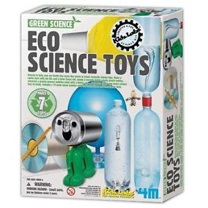 Green Science Eco Toys Kidz Lab 4M Vortex Cyclone Tube Tornado Recycle Robot