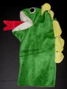 Kids II Baby Einstein Bard Dragon Hand Puppet Green Plush Toy