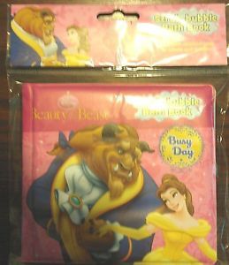 Disney Princess Beauty Beast Belle Bath Soft Infant Kid Education Book Toy