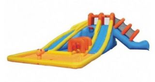 Swimline 90809 Super Water Slide Swimming Pool Inflatable Toy Kids ...