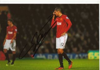 Chris Smalling Manchester United Foto Mit Unterschrift 143687 Mik