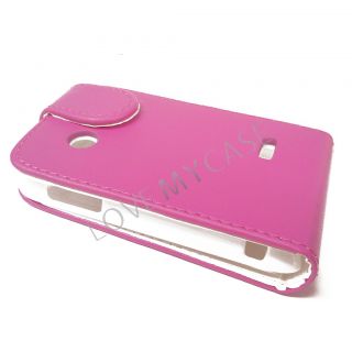 Sony Xperia Tipo ST21I Tapioca Stylish Pink PU Leather Flip Case New