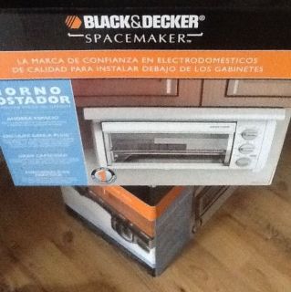 Black & Decker TROS1500 White SpaceMaker Toaster Oven 