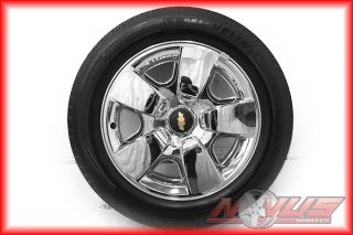 20" Chevy Silverado LTZ Tahoe Chrome Clad Wheels Goodyear Tires Yukon 22 18