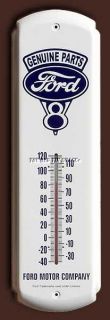 Nostalgic Metal Thermometer Genuine Ford Parts Service Auto Garage TH787