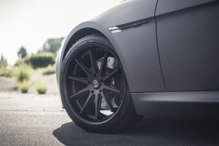 20" BMW E46 M3 Coupe Cabrio Rohana RC10 Black Concave Staggered Wheels Rims