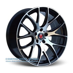 20" Axe CS Wheels Tires Black Machined Acura Audi Buick BMW Cadillac Chevy
