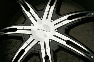 KMC Surge KM665 22 x 9 5 Black Rims Wheels 4WD Chevrolet Blazer 88 Up 5H 30