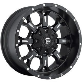 Fuel Krank 17x9 Black Wheel / Rim 8x6.5 with a  12mm Offset and a 125.20 Hub Bore. Partnumber D51717908245: Automotive