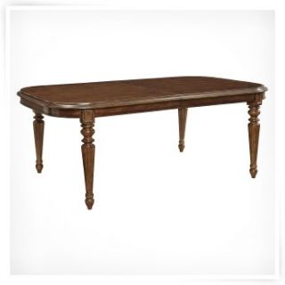A.R.T. Furniture Cotswold Double Pedestal Dining Table   Cognac Patina   Dining Tables