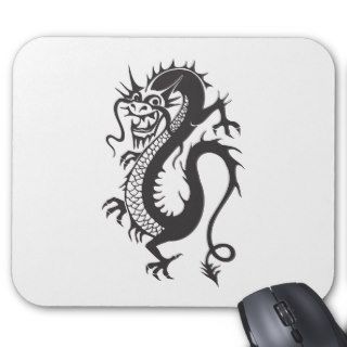 Dragon Tattoo Fantasy Fiction Drawing Cartoon Art Mousepads