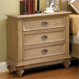Riverside Furniture Coventry 3 Drawer Night Stand in Driftwood   32468
