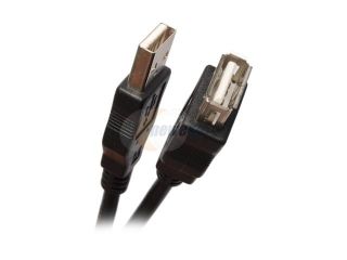 APEVIA USBAA8 8 ft. USB A Male to USB A Female Cable PC and Mac Compatible M F