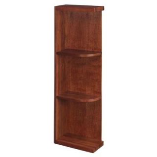 Home Decorators Collection Assembled 6x30x12 in. Wall End Open Shelf Cabinet in Cabernet WEOS630 CB