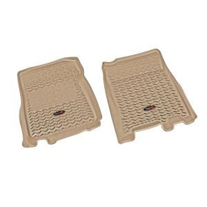 Rugged Ridge Floor Liner Front Pair Tan 1997 2003 Ford F150 83902.04