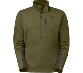 Mens The North Face Canyonlands 1/2 Zip CUG0   Scallion Green Heather