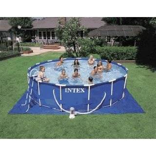   15 Foot by 48 Inch Round Metal Frame Complete Pool Kit Toys & Games