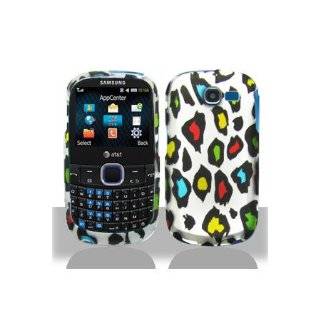   Samsung A187 Graphic Case   Rainbow Zebra Cell Phones & Accessories