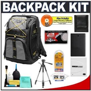  Nikon Digital SLR Camera & Laptop Backpack + Accessory Kit 
