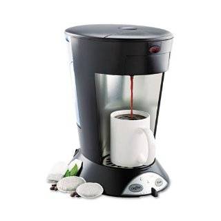  Over Commercial Grade Coffee / Tea Pod Brewer, Stainless Steel, Black