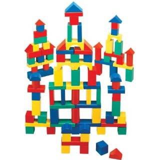  100 Piece Wooden Block Set: Toys & Games