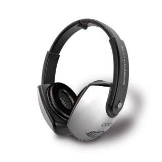 Coby Full Size Folding Digital Stereo Headphones with Volume Control 