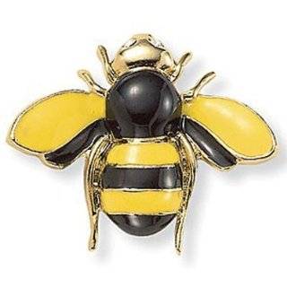 PalmBeach Jewelry Bumblebee Crystal Accent Pin