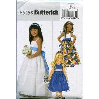   Moments Girls Formal Dress Sewing Pattern #6439 Arts, Crafts & Sewing
