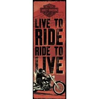  Motor Bike Posters Harley Davidson   Live to Ride   91 