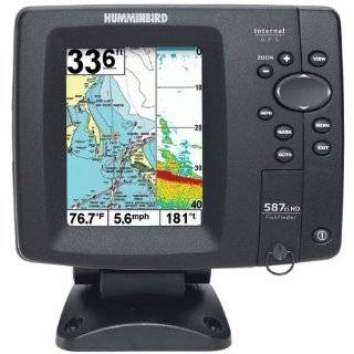  Humminbird 587ci Combo FishFinder Dual Beam Sonar GPS 