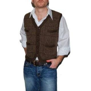    Polo Ralph Lauren RRL Mens Merino Wool Black Vest Small: Clothing