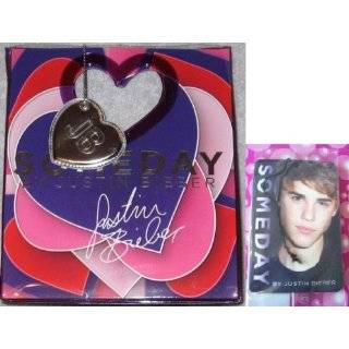 Justin Bieber SOMEDAY Heart Handle Container Bag & Air Freshener