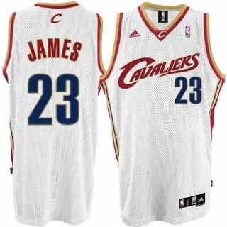 LeBron James Jersey adidas White Swingman #23 Cleveland Cavaliers 