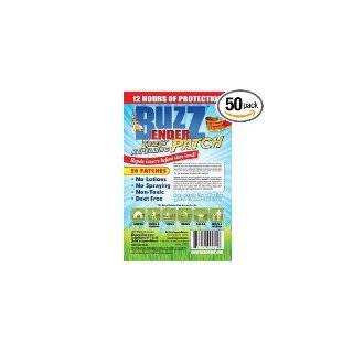 buzzender set of 50 mosquito repellant patches university tested avg 