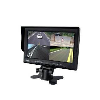   Inch TFT LCD Quad Channel Rear View Monitor (Black)