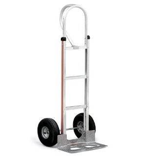 MAGLINER Aluminum Hand Truck   Solid Rubber Wheels   Continuous handle 