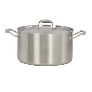 American Kitchen Tri Ply 12 Inch/5 Quart Covered Saute Pan  