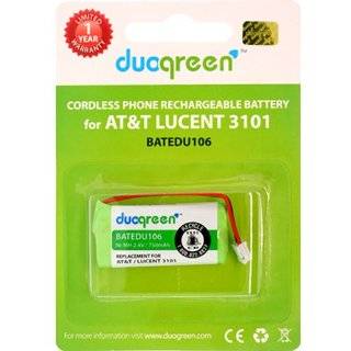 Duogreen Cordless Telephone Battery for AT&T / Lucent 3101, 3111,BT 