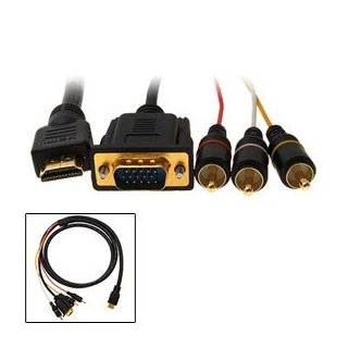  GTMax 6pcs Universal HDTV Cable Connection Kits for Audio 